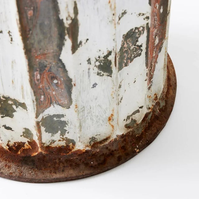 Pair of Late 19th Century Zinc Fluted Columns For Sale - Image 4 of 10