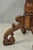 Brown Mid 20th Century Contemporary Italian Mediterranean Style Marquetry Inlay Pedestal Side Table For Sale - Image 8 of 12