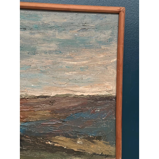 Swedish School, Scanian Plains, 1960s, Oil on Panel, Framed For Sale - Image 4 of 18