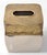 Boho Chic 1970s Bohemian Hand Embossed Jewelry Gold Silver Tissue Box Cover Veratex India For Sale - Image 3 of 14