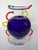 Blue Mizar Designer Vase by Ettore Sottsass for Memphis Milan For Sale - Image 8 of 8