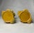 Yellow Traditional Fall Harvest Corn Husk Candleholders in the Style of Majolica, a Pair For Sale - Image 8 of 9