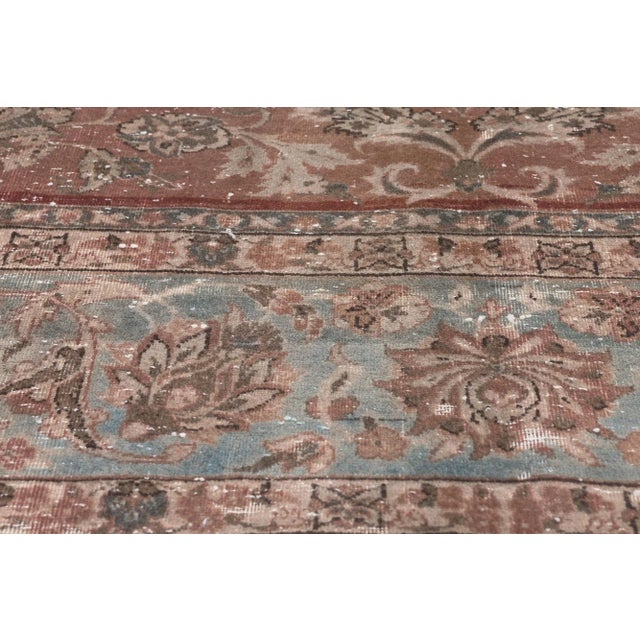 Early 20th Century Early 20th Century Distressed Antique Persian Tabriz Rug, 06'05 X 09'08 For Sale - Image 5 of 10