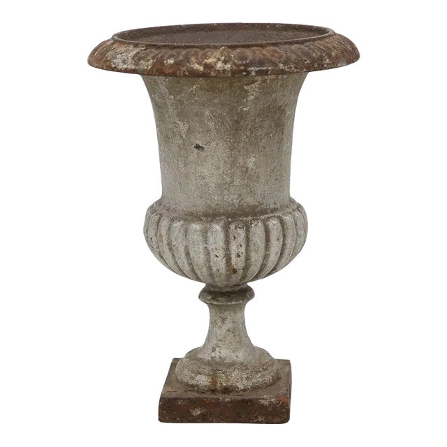 Petite Cast Iron Urn For Sale