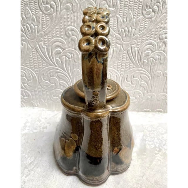 Large Vintage Handmade Bob Nichols Studio Art Pottery Tea Pot For Sale - Image 11 of 12
