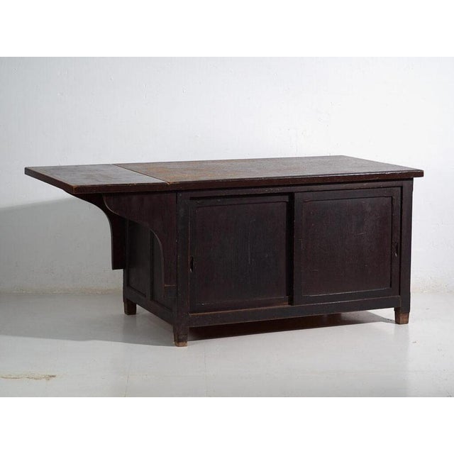 Japanese Worktable in Wood For Sale - Image 13 of 13
