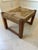Vintage French Audoux Minet Style Handcarved Woven Rope & Oak Stool For Sale In Los Angeles - Image 6 of 17