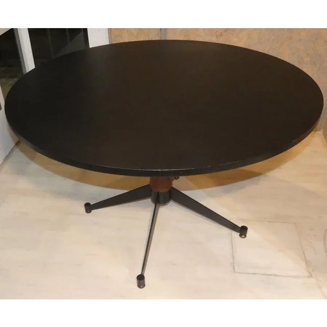 1950s Table and 4 Rosewood Chairs, Italy, 1950s, Set of 5 For Sale - Image 5 of 18