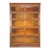 Antique Five Section Oak Barrister Bookcase With Beveled Glass For Sale