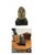 Hand Carved Stone Head of a Monkey Sculpture (8” High), Signed For Sale - Image 10 of 10