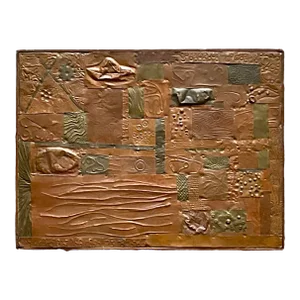 Mid-Century Mixed Metal Abstract Assemblage