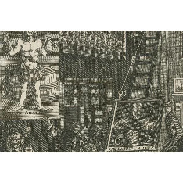 Thomas Cook, Urban Turmoil and Rural Life: A Dual Perspective, 1800, Print For Sale - Image 3 of 7