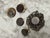 Shabby Chic Eclectic Collection of Upcycled Vintage Jewelry Magnets, Set of Five For Sale - Image 3 of 6