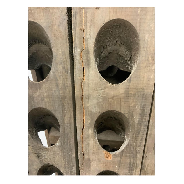 Late 19th Century French Champagne Oak Riddling Rack For Sale - Image 9 of 10