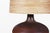 Brown Mid-Century Modern Ceramic Table Lamps by Lotte and Gunnar Bostlund For Sale - Image 8 of 9