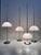 Height-Adjustable Mushroom Floor Lights with Chromed Tulip Bases by Frank Bentler for Wila Leuchten, West Germany, 1960s, Set of 4 For Sale - Image 4 of 18