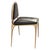 "Phantom" Chair, With Bronze and Tailor Made Leather For Sale - Image 4 of 8