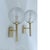 Vintage Brutalist Glass Sconces from Doria Leuchten, Germany, Set of 2 For Sale - Image 4 of 18