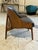 Kodawood Mid Century Molded Plywood and Black Vinyl Chairs by Kodawood - A Pair For Sale - Image 4 of 7