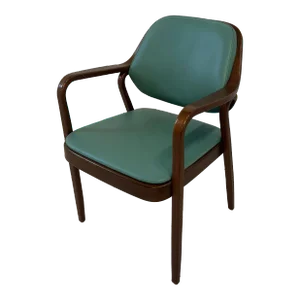 Reupholstered Don Pettit Bentwood Chair for Knoll