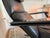 Set of Mid-Century Lounge Chair and Ottoman in Black Leather and Chrome, 1960s, Set of 2 For Sale - Image 10 of 17