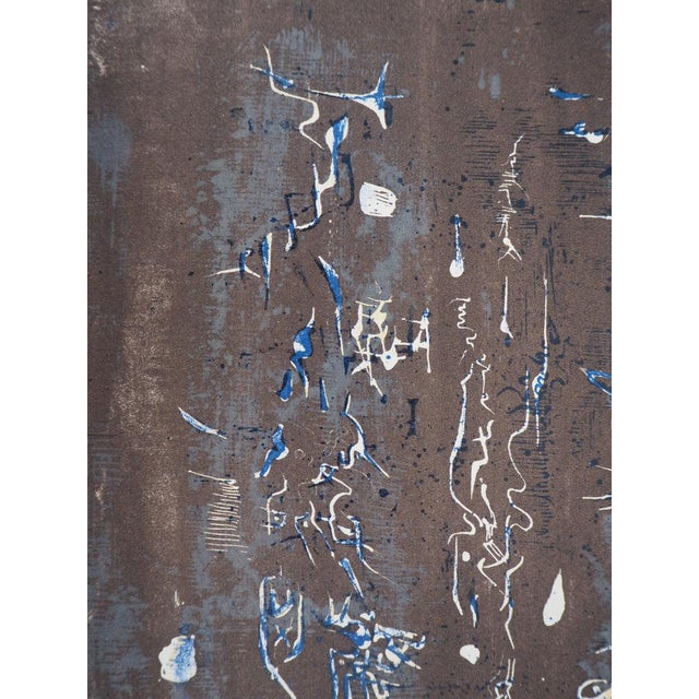 Modern Zao Wou-Ki, L'écriture plastique, Lithograph For Sale - Image 3 of 5