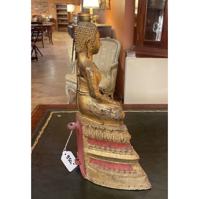 Metal Asian Artist, Buddha, Kingdom of Siam, 1800s, Bronze For Sale - Image 7 of 12