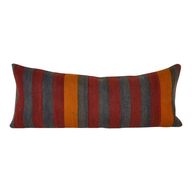 Striped Kilim Pillow Cover For Sale