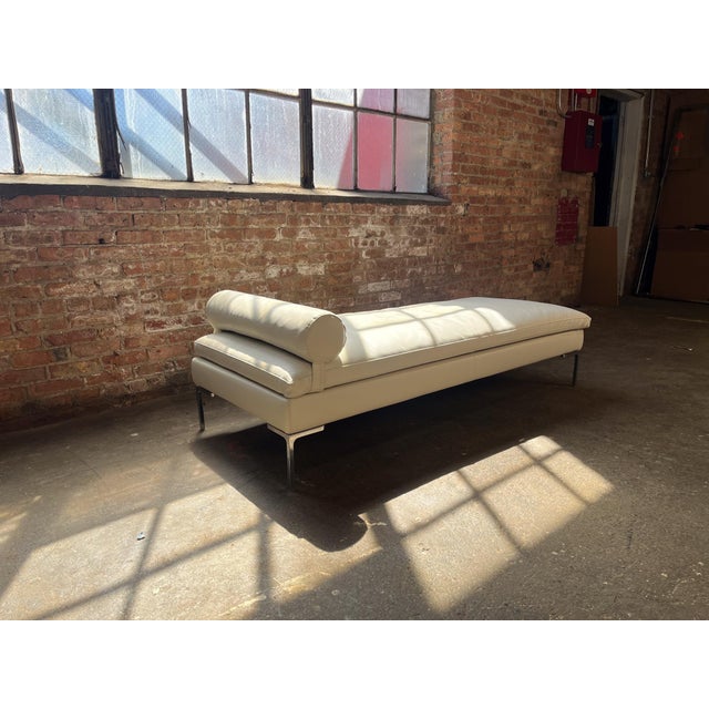 2000 - 2009 B&b Italia White Leather Daybed by Antonio Citterio For Sale - Image 5 of 9