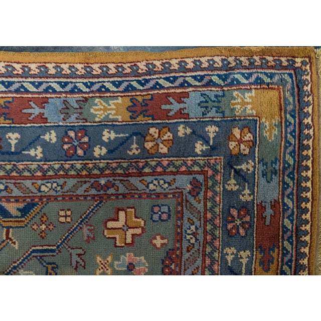 Early 21st Century Turkish Oushak Antique Rug 9'11" x 12'9" #20514 For Sale - Image 5 of 8