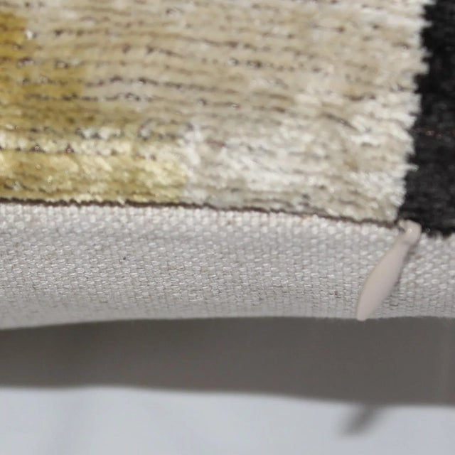 2020s Contemporary Bohemian Multi Color Hand Knotted Pillow For Sale - Image 5 of 8
