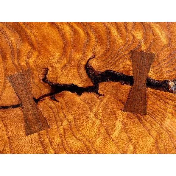 2020s Enrico Bartolini Mongolian Fur Slab Loveseat For Sale - Image 5 of 6