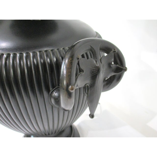 Metal Asian Bronze Meiji Period Styled Table Lamp For Sale - Image 7 of 12