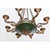 Vintage French Empire Style Gilt Bronze & Tole Flush-Mount For Sale - Image 10 of 13