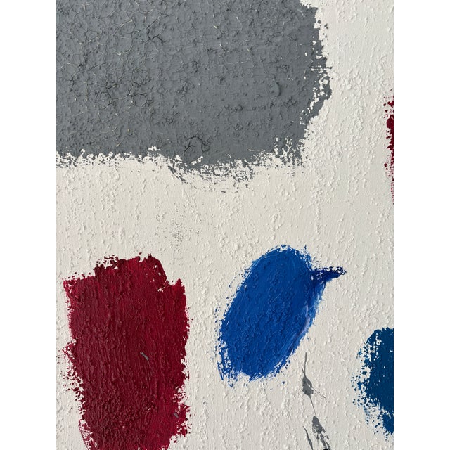 White Large Abstract Painting For Sale - Image 8 of 12