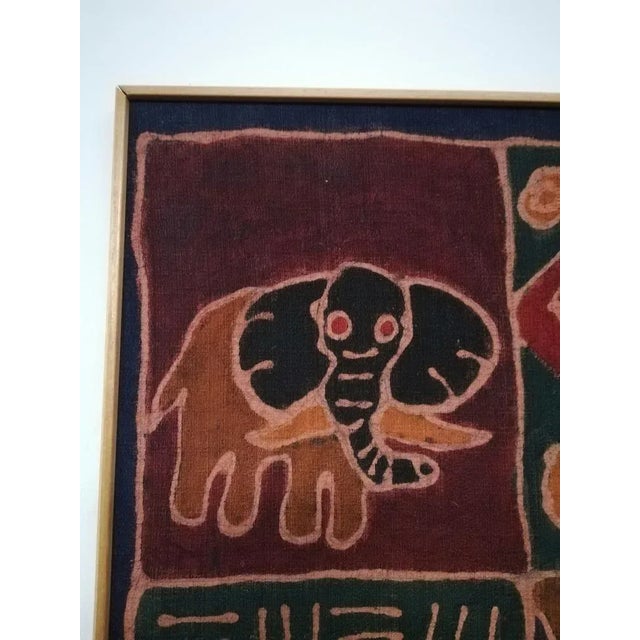 African Sadza Batik Tapestry, 1940 For Sale - Image 6 of 9
