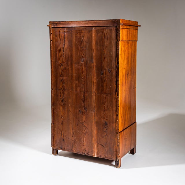 Brown Antique Biedermeier Secretaire, Austria, 1820 For Sale - Image 8 of 16
