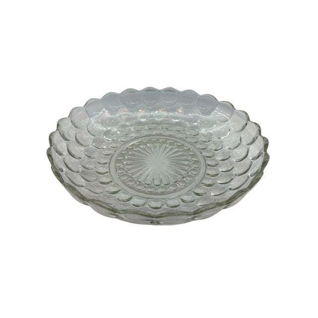 Art Deco Mid 20th Century Anchor Hocking Bubble Serving Dish For Sale - Image 3 of 7