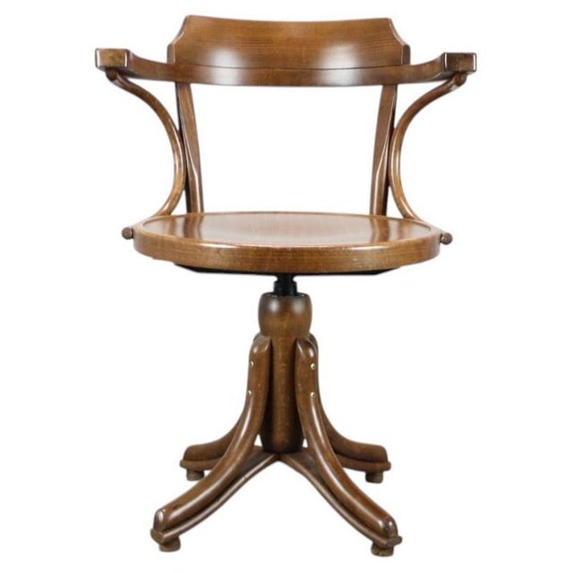 Bentwood Swivel Armchair by Michael Thonet for Ton, Former Czechoslovakia, 1993 For Sale - Image 13 of 13
