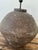 Vintage Primitive Matte Ceramic Lamp For Sale - Image 12 of 12