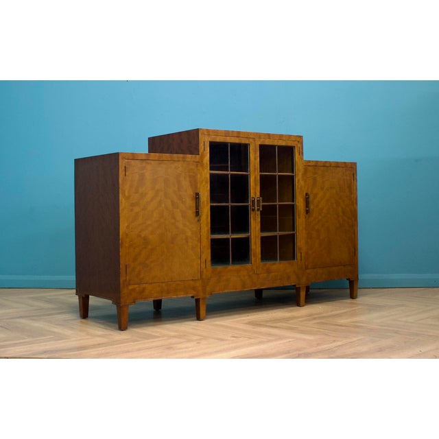 Art Deco Glazed Door Sideboard, 1930s For Sale - Image 13 of 13