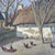 Mid-Century Modern Antique 1923 Frederik Engelfelt Danish Oil Painting March Day Funen Village For Sale - Image 3 of 12