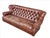 Contemporary Restoration Hardware Leather Churchill Large Sofa For Sale - Image 3 of 18