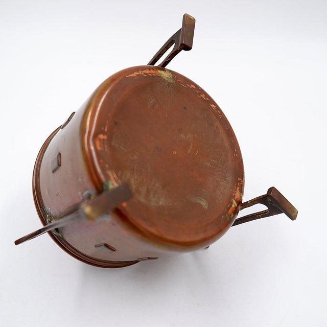 Metal Mid-Century Modern Arts & Crafts Bowl, 1920 For Sale - Image 7 of 13