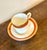 Mid-Century Modern Richard Ginori Impero Demitasse Cups and Sauces- a Pair For Sale - Image 3 of 6