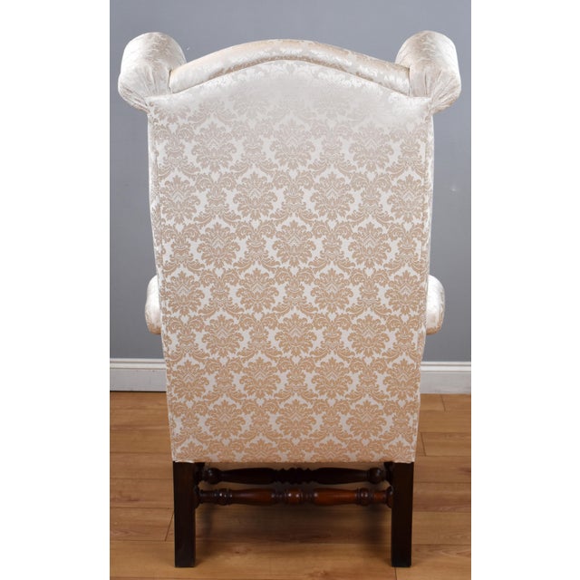 19th Century Carolean Style Wing Back Armchair For Sale - Image 10 of 12