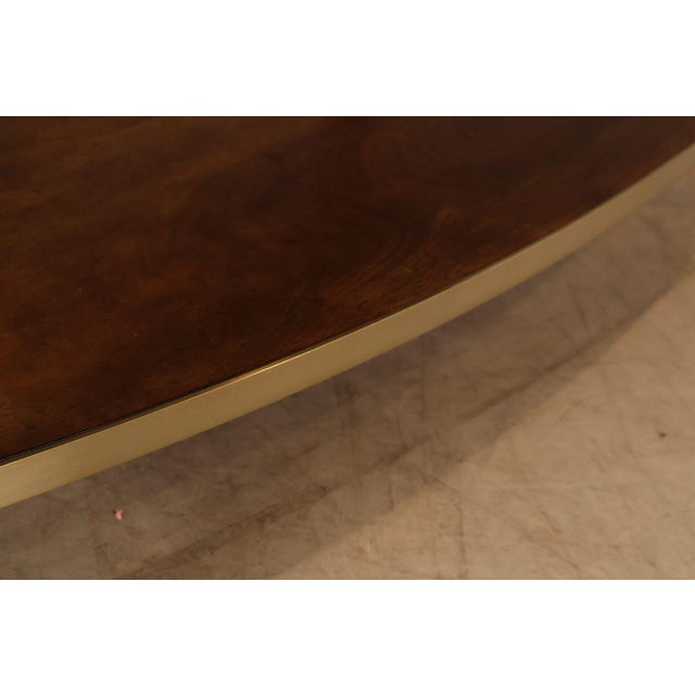 Johnathan Charles 'Barcelona' Marble Top Walnut Nightstand For Sale - Image 15 of 18