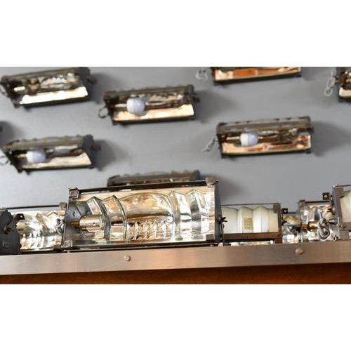 Mercury Glass Wall Light from Zeiss Ikon, 1930s For Sale - Image 12 of 18