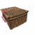 1970s Vintage Picnic Basket Storage Box With Tab Lock For Sale - Image 5 of 8