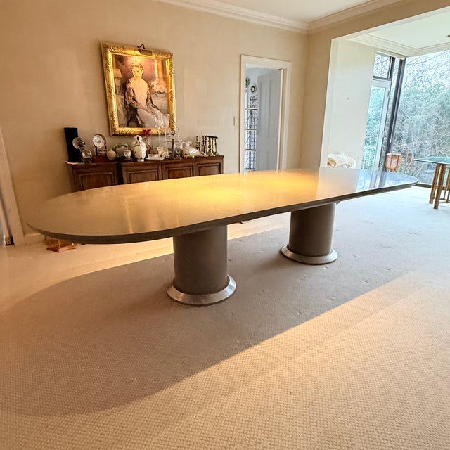 Post-Modern Expandable Dining Table For Sale - Image 9 of 12